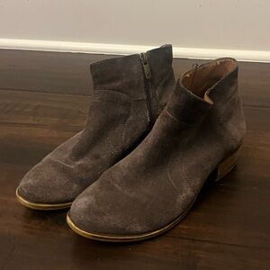 Lucky Brand Suede Ankle Boots